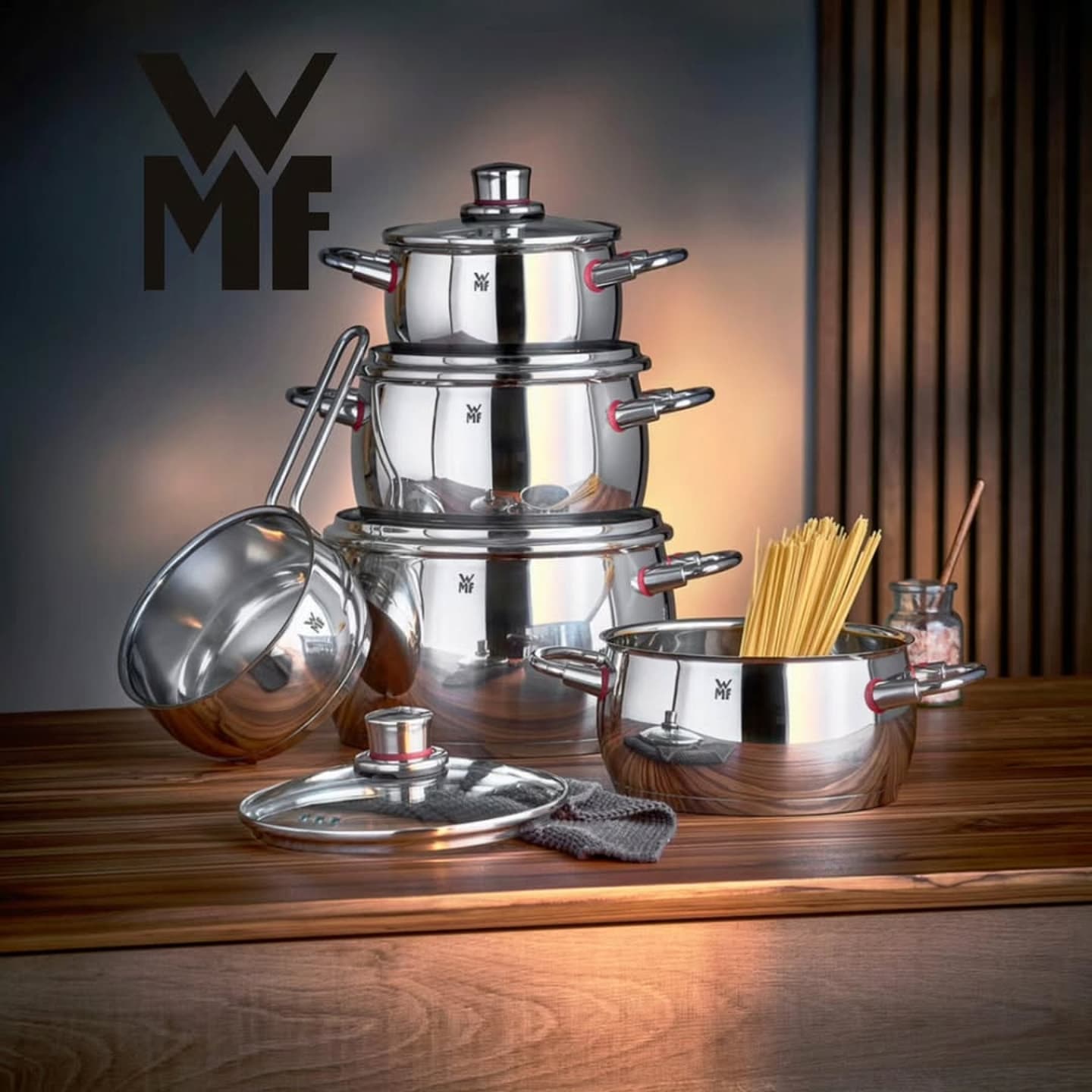 سرویس قابلمه 9 پارچه دبلیو ام اف آلمان مدل WMF Quality One