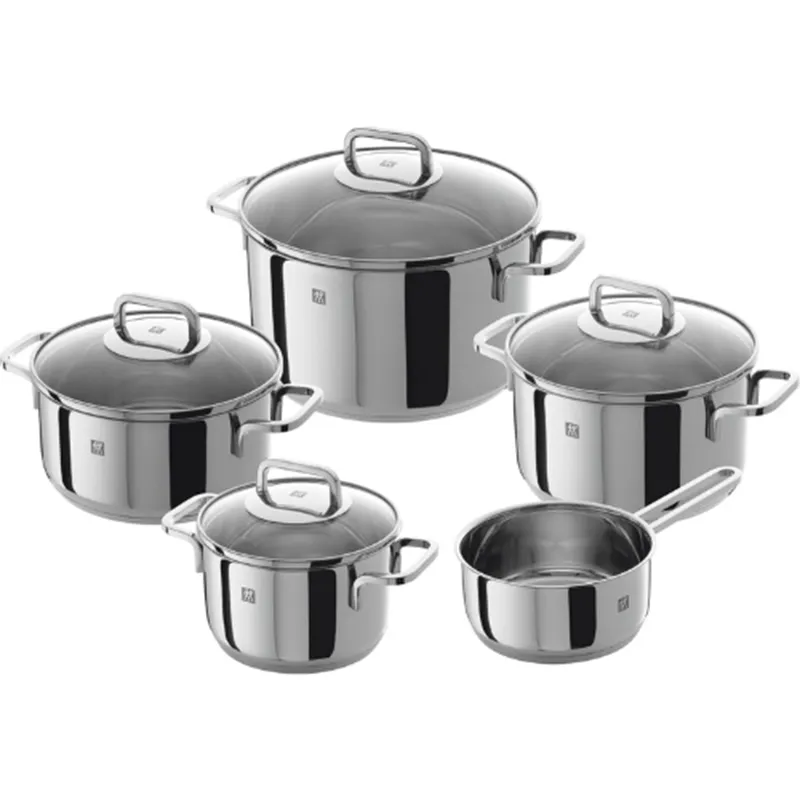 سرویس قابلمه 9 پارچه زولینگ آلمان مدل Zwilling Quadro